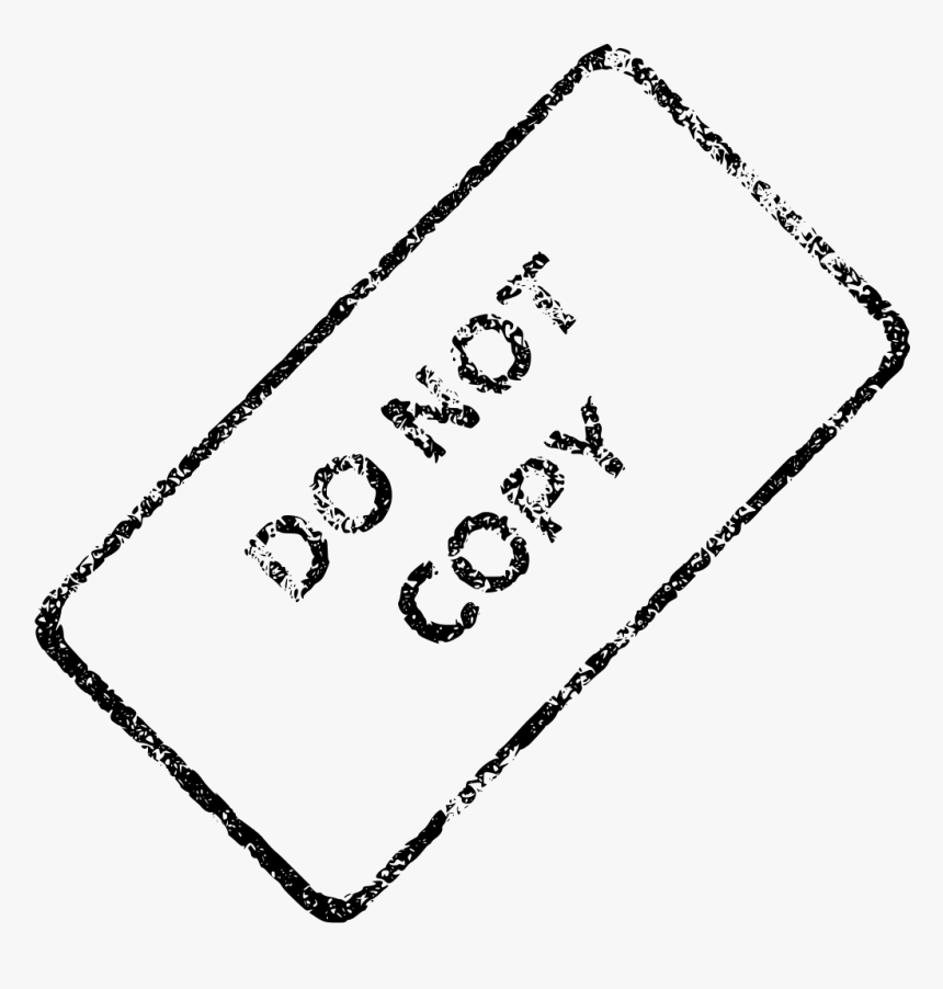 Do Not Copy Watermark Transparent, HD Png Download
