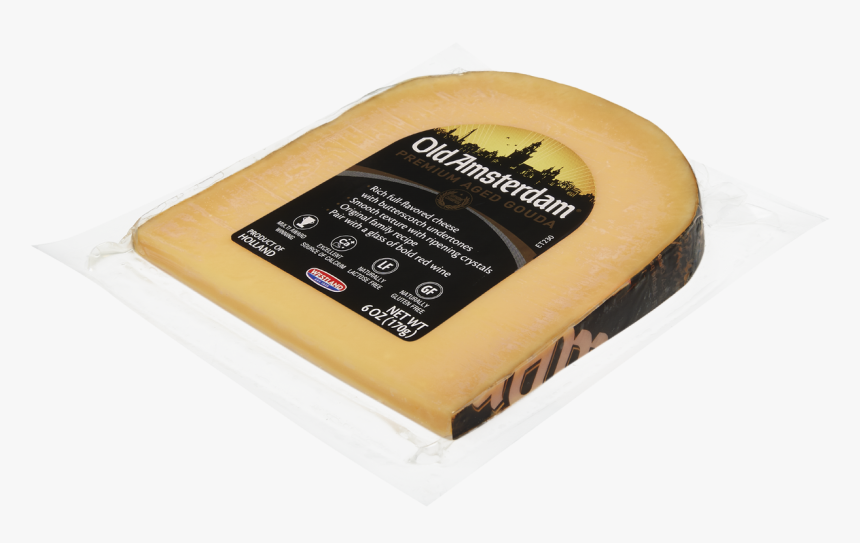 Old Amsterdam Aged Gouda Wedge - Parmigiano-reggiano, HD Png Download