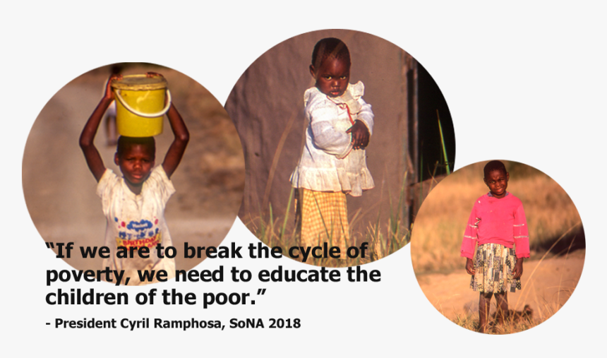 Child Poverty 2018 South Africa, HD Png Download