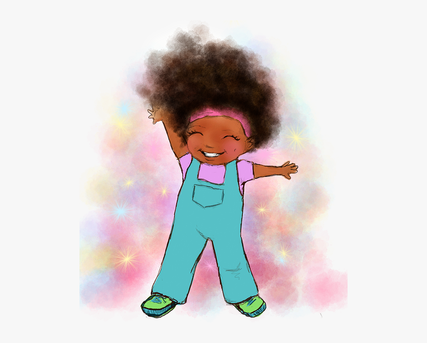 Transparent Black Children Png - Black Children's Book Art, Png Download
