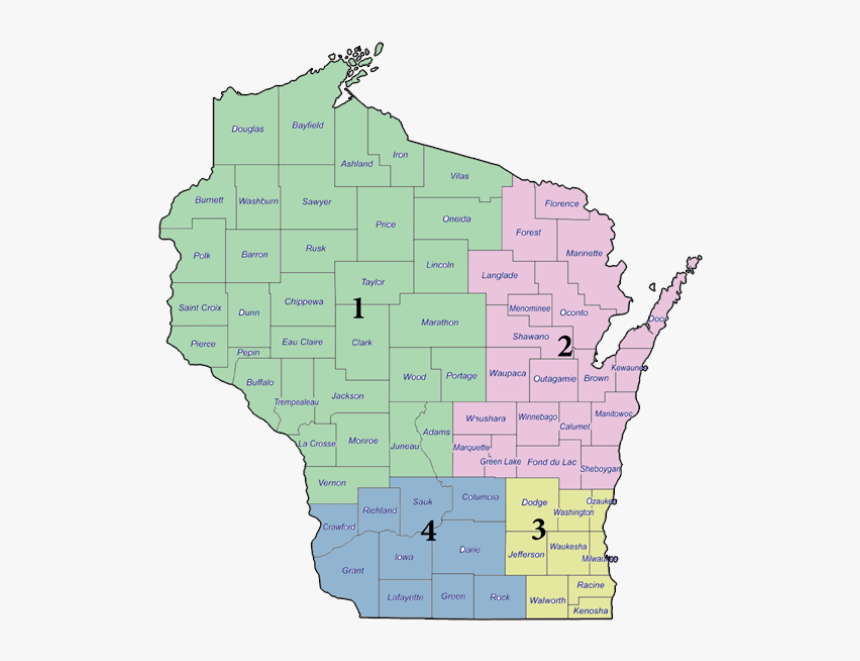 Wmaa Board Of Directors District Map - Atlas, HD Png Download