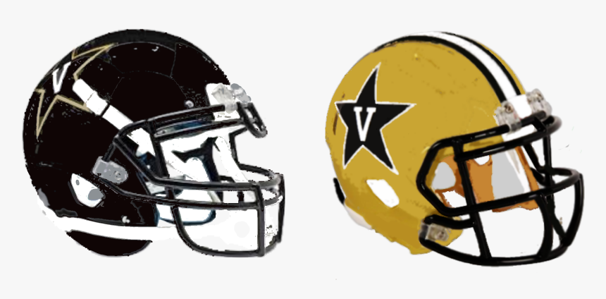 Black And Gold Helm - Football Helmet, HD Png Download