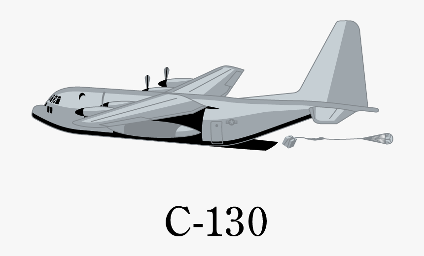 Lockheed C-130 Hercules 180th Airlift Squadron Air - C130 Clipart, HD Png Download