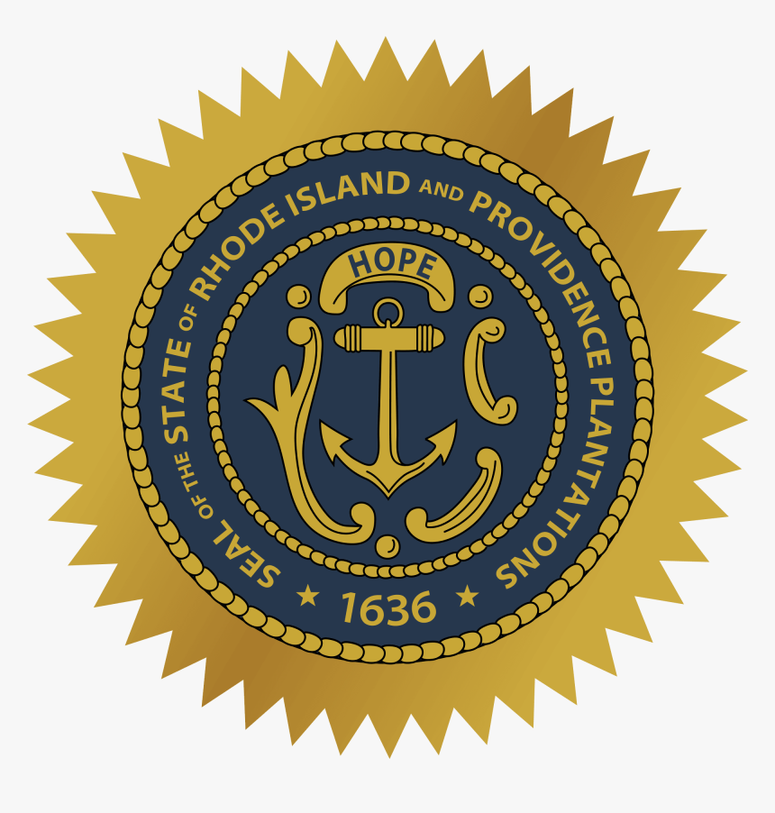 2000px-seal Of Rhode Island - Rhode Island Colony Seal, HD Png Download