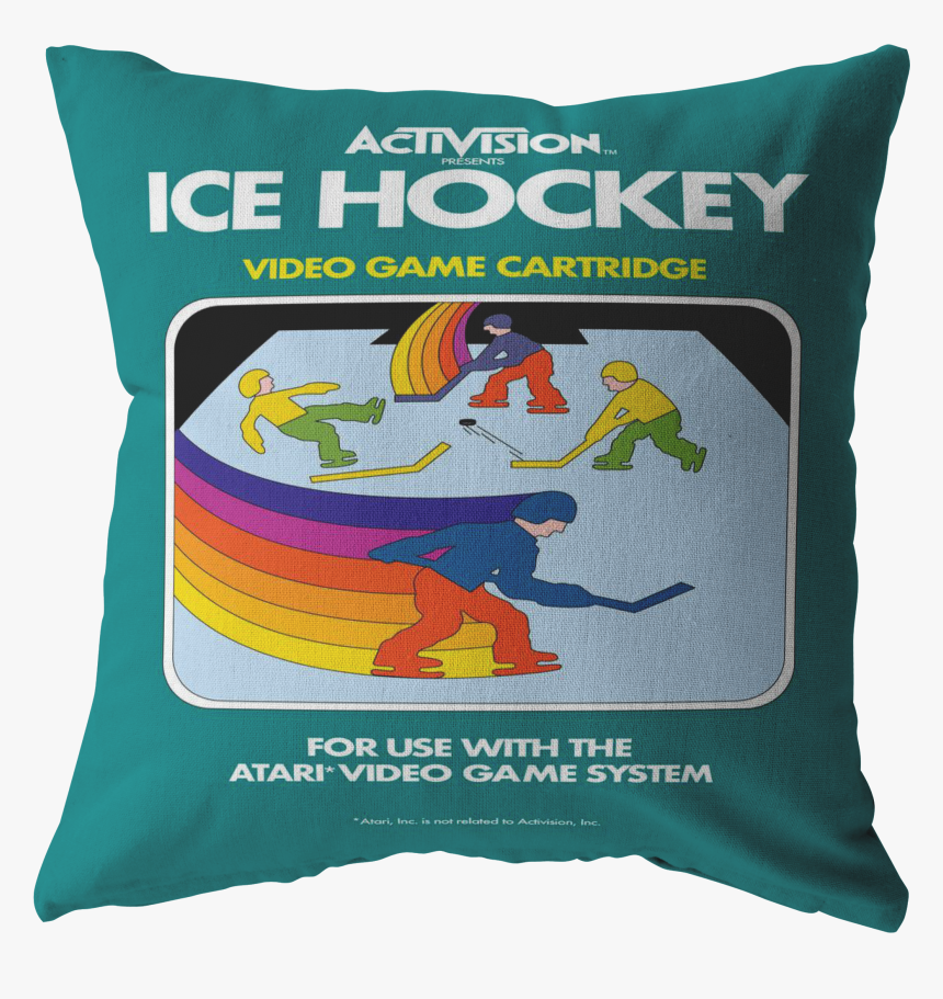Retro Activision Ice Hockey Inspired 80s Video Game - Atari 2600, HD Png Download