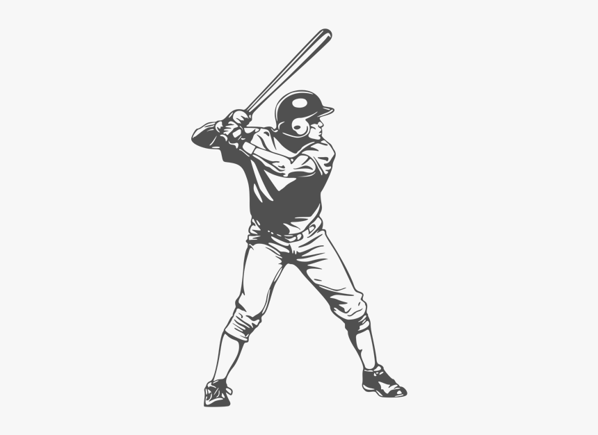 Baseball Bats Batter Batting Baseball Player - Bateador Png, Transparent Png