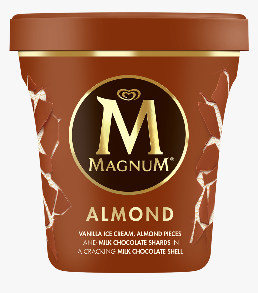 Magnum Almond Tub 440ml - Magnum Almond Ice Cream Tub, HD Png Download
