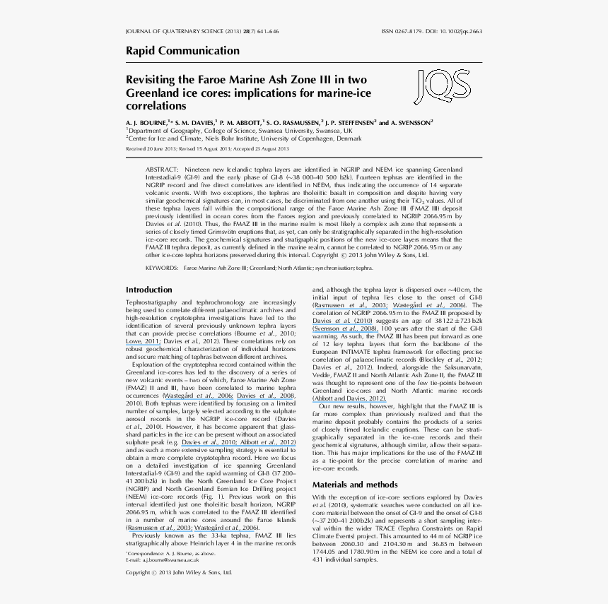 Abstract Paper Of Insecticidal Property Of Acacia Seeds, HD Png Download