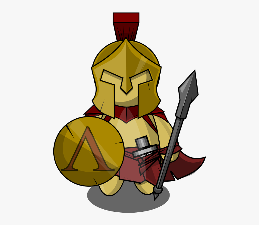 Spartan Warrior Cliparts - Warriors Clipart, HD Png Download