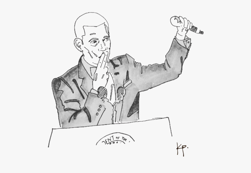 Obama - Sketch, HD Png Download
