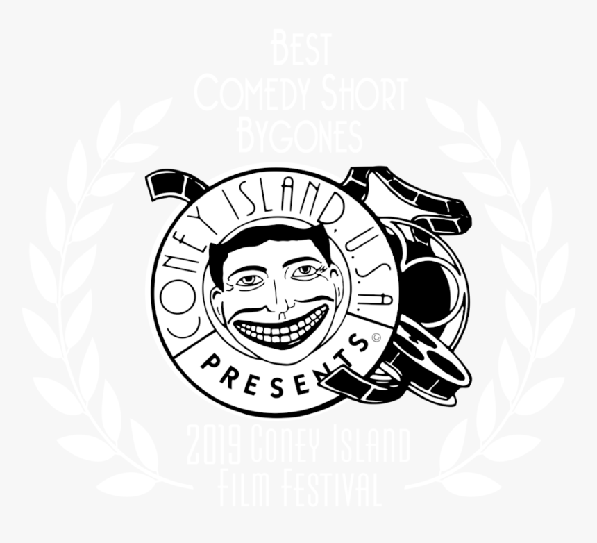 Best Comedy Short-white - Coney Island, HD Png Download