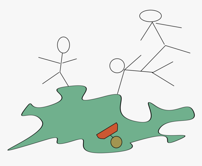 Grass,leaf,area - Cartoon, HD Png Download