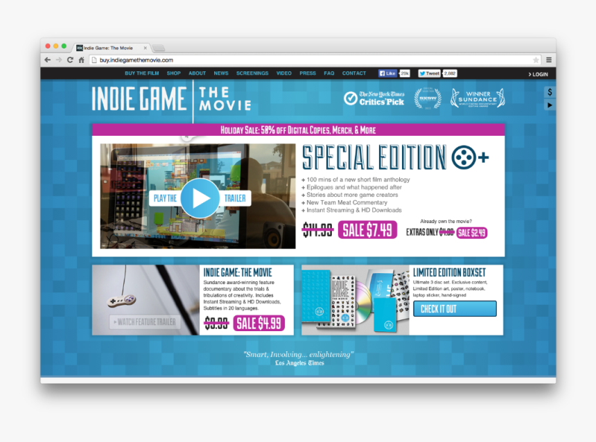 Igtm - Indie Game: The Movie (2011), HD Png Download