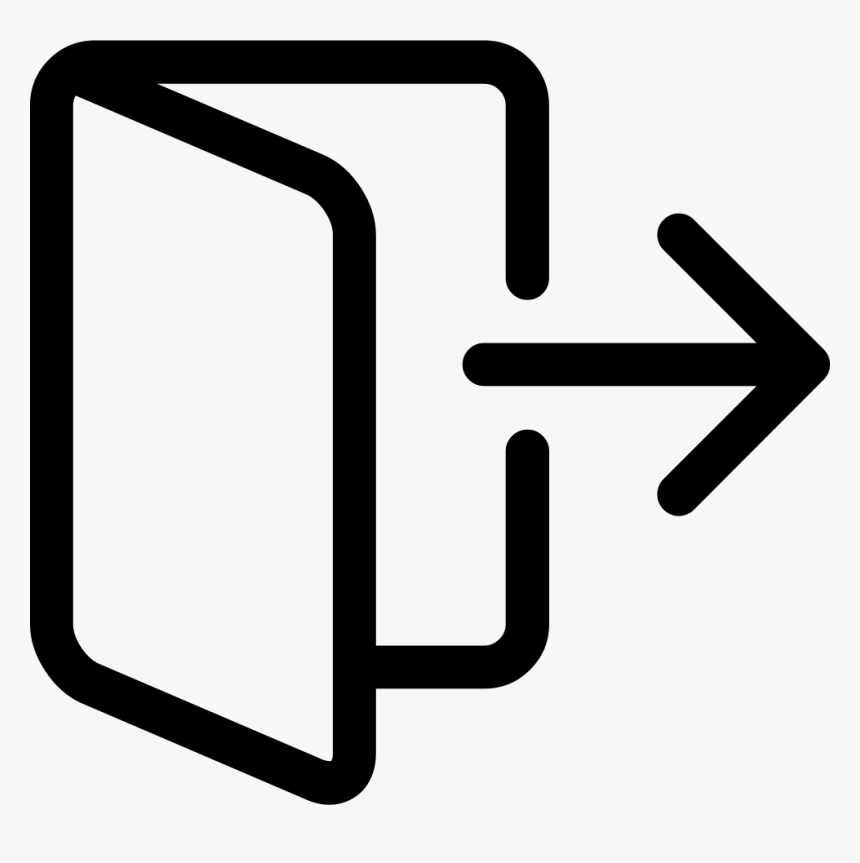 Icono De Salida, HD Png Download
