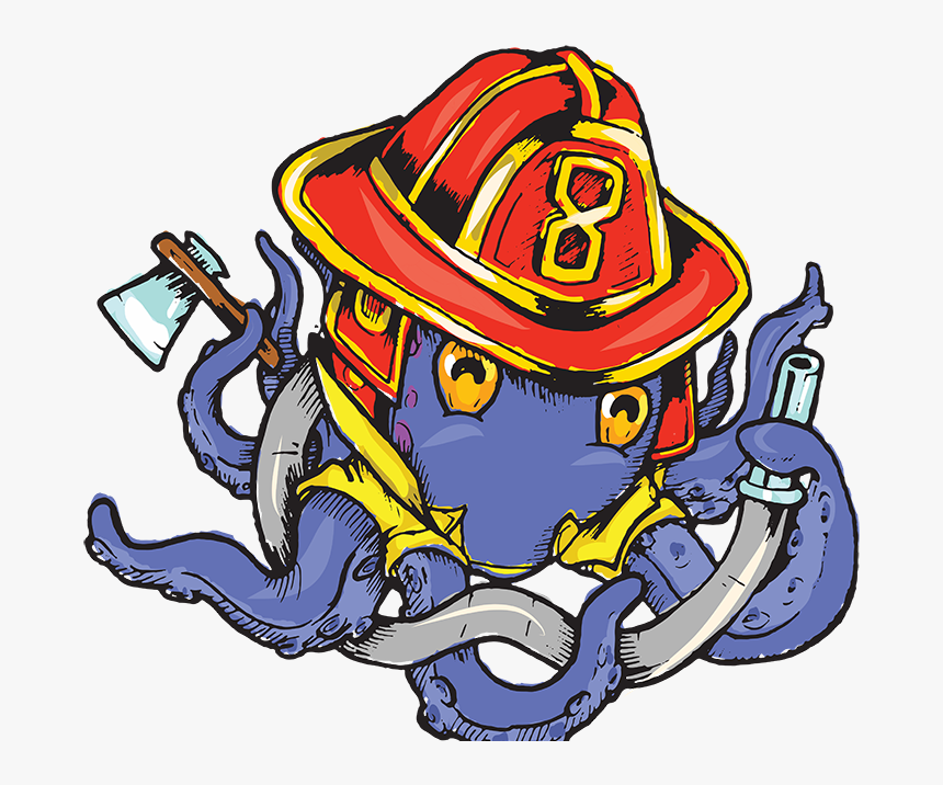 Octofire Copy - Cartoon, HD Png Download