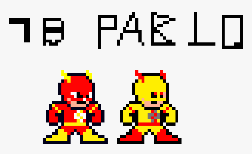 Pixel Art Flash Logo, HD Png Download