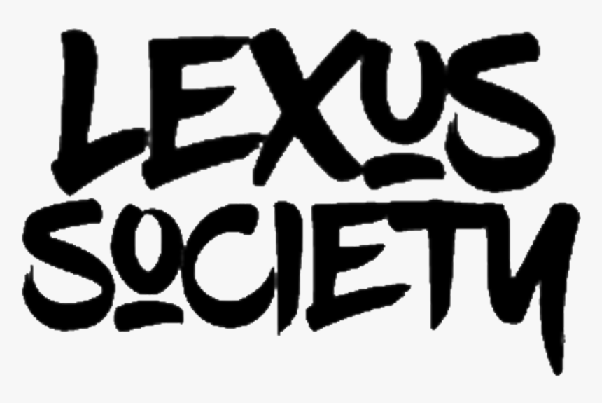 Image Of Lexus Society Brush Decal 3 By - Calligraphy, HD Png Download