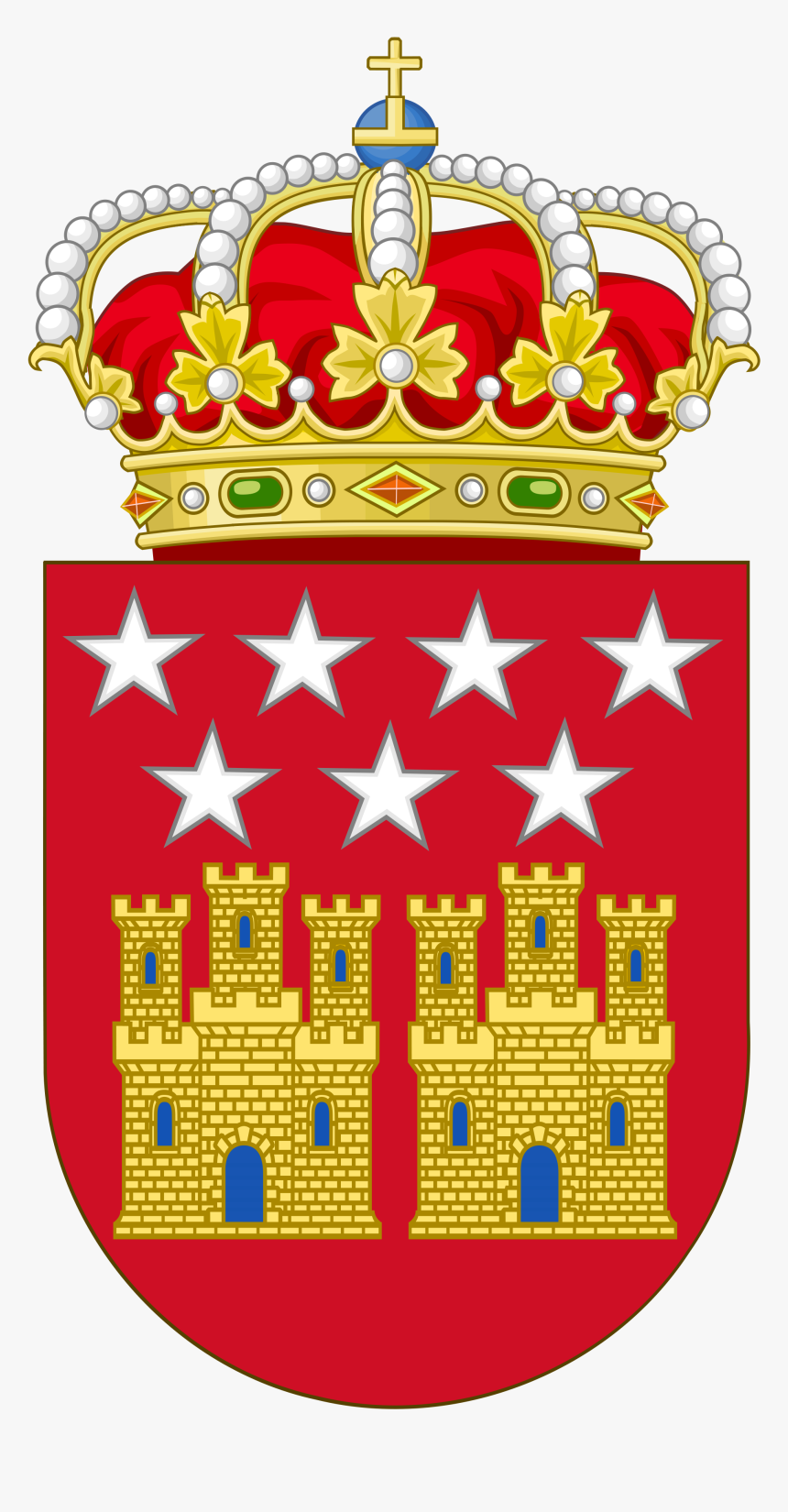 Community Clipart Comunidad - Community Of Madrid Coat Of Arms, HD Png Download