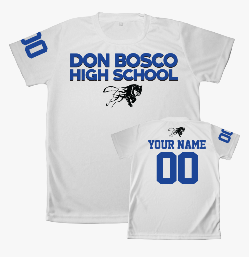 Don Bosco High School Blue Dry Fit Shirt, HD Png Download