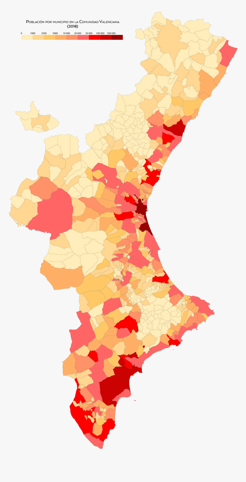 Comunidad-valenciana Poblacion - Clima De La Comunidad Valenciana, HD Png Download