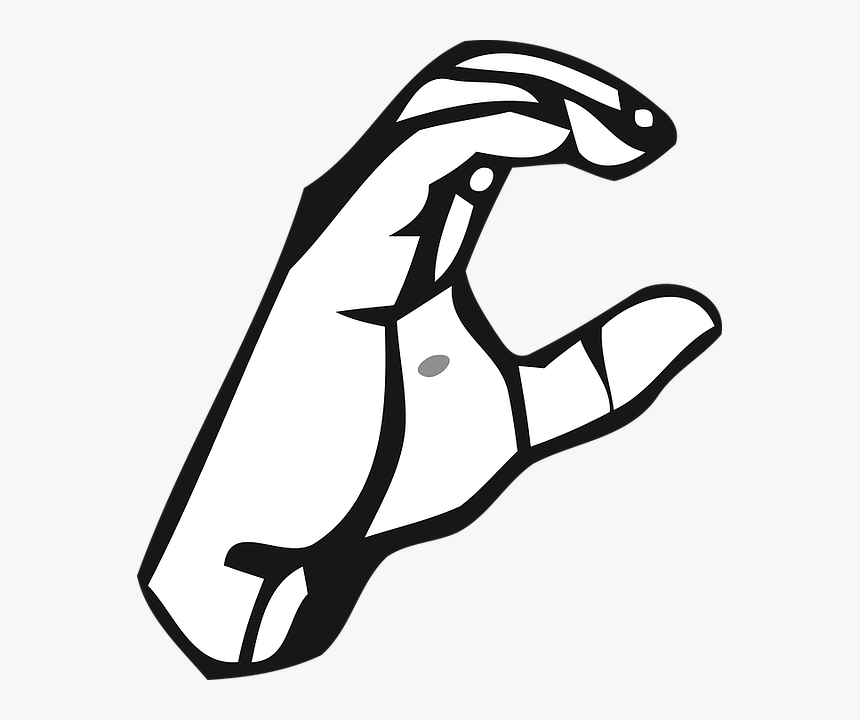 Una Mirada A La Comunidad Sorda En Puerto Rico - Sign Language Letters C, HD Png Download