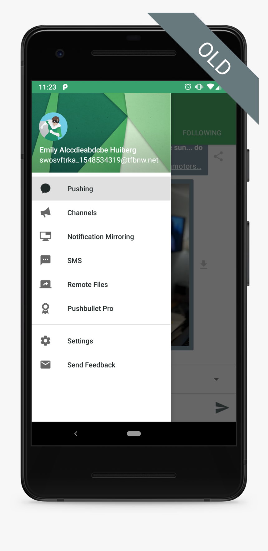 Drawer Material Design Notifications, HD Png Download