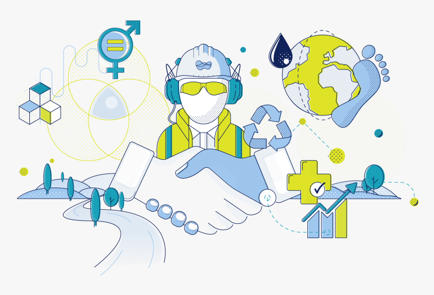 Wintershall Dea Graphic Our Understanding - Cartoon, HD Png Download
