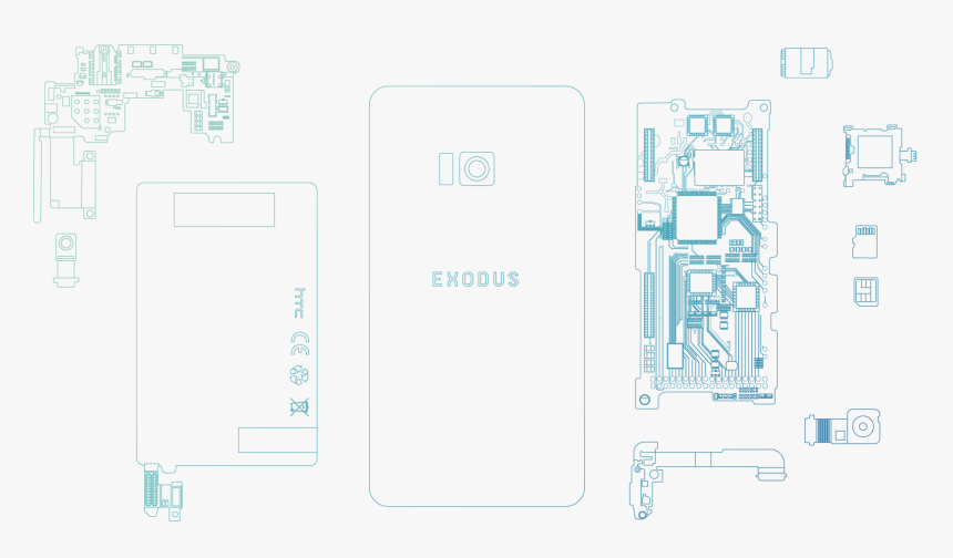 Blueprint Of A Smartphone, HD Png Download