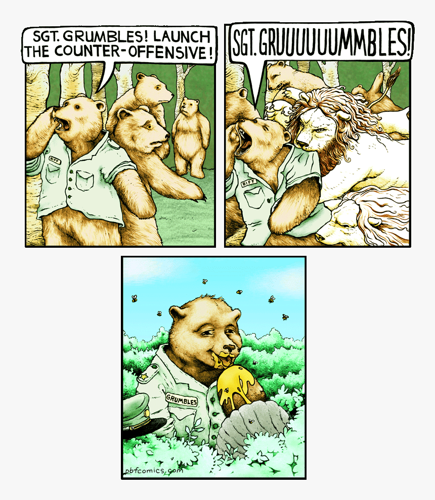 Lunch The Counter Offensive - Perry Bible Fellowship Sgt Grumbles, HD Png Download