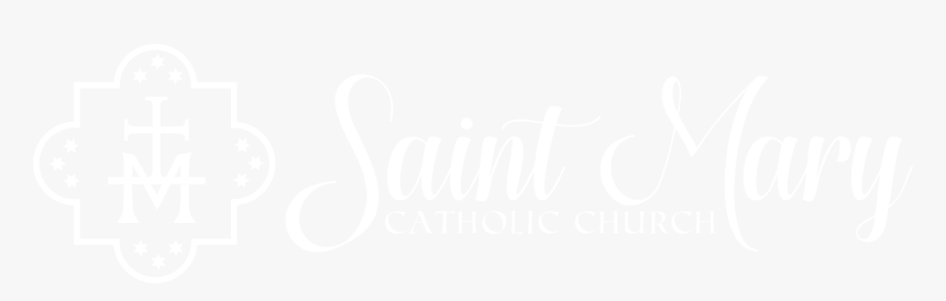 Saint Mary Catholic Church - Calligraphy, HD Png Download