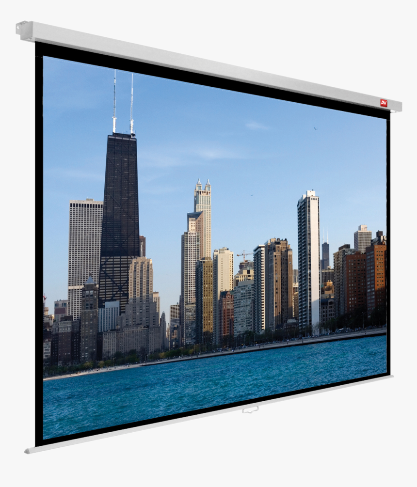 Ekran Projekcyjny - Elektrinis Projektoriaus Ekranas, HD Png Download