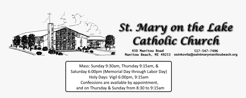 Mary On The Lake Catholic Church - Tree, HD Png Download