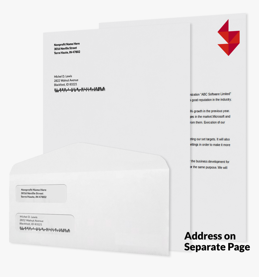 8 1/2 X 11 Letter - Envelope, HD Png Download