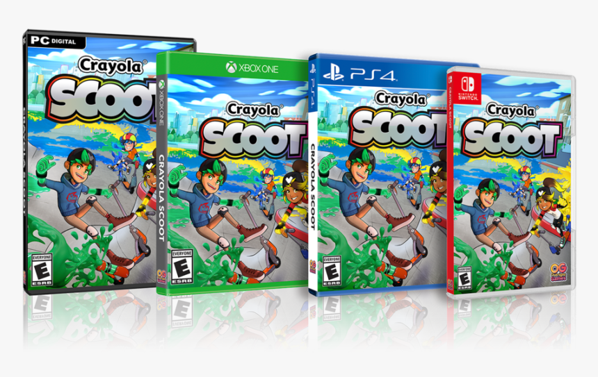 Scoot Us Pc X1 Ps4 Swit2 - Cartoon, HD Png Download