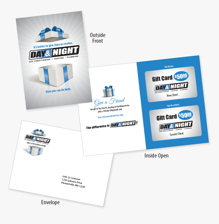 Better To Give Than To Receive Gift Card Mailer - Card Mailer, HD Png Download