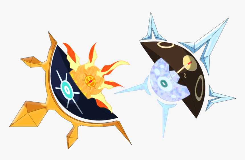 Shiny Solrock And Lunatone, HD Png Download