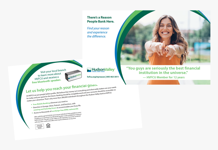 Photo Of Hvfcu Direct Mail Post Card - Flyer, HD Png Download