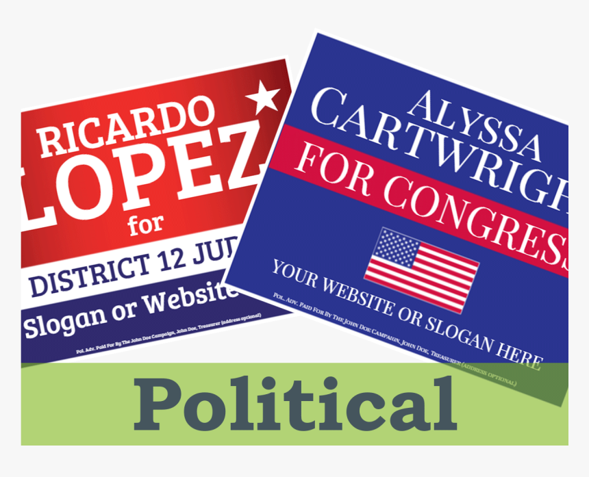 Political Yard Signs , Png Download - Eiffel Optic, Transparent Png