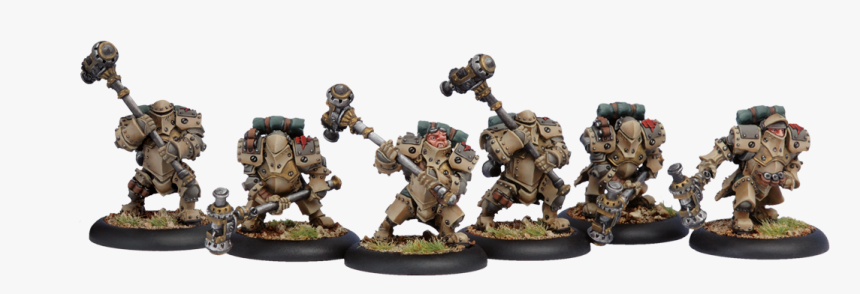 Mercenary Forge Guard - Warmachine Mercenaries Dwarfs, HD Png Download