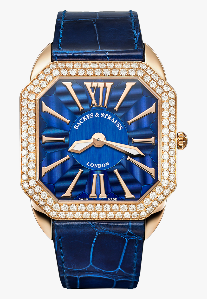 Berkeley Renaissance 43 Luxury Diamond Set Case - Analog Watch, HD Png Download