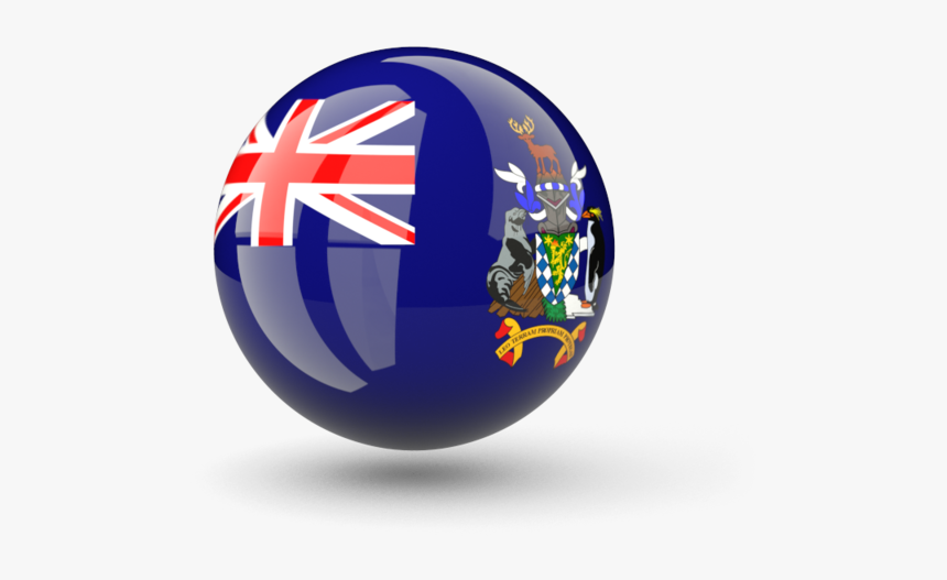 Download Flag Icon Of South Georgia And The South Sandwich - New Zealand Flag Ball, HD Png Download