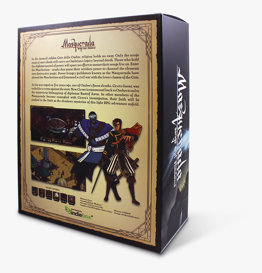 Masquerada Songs And Shadows Physical Box, HD Png Download