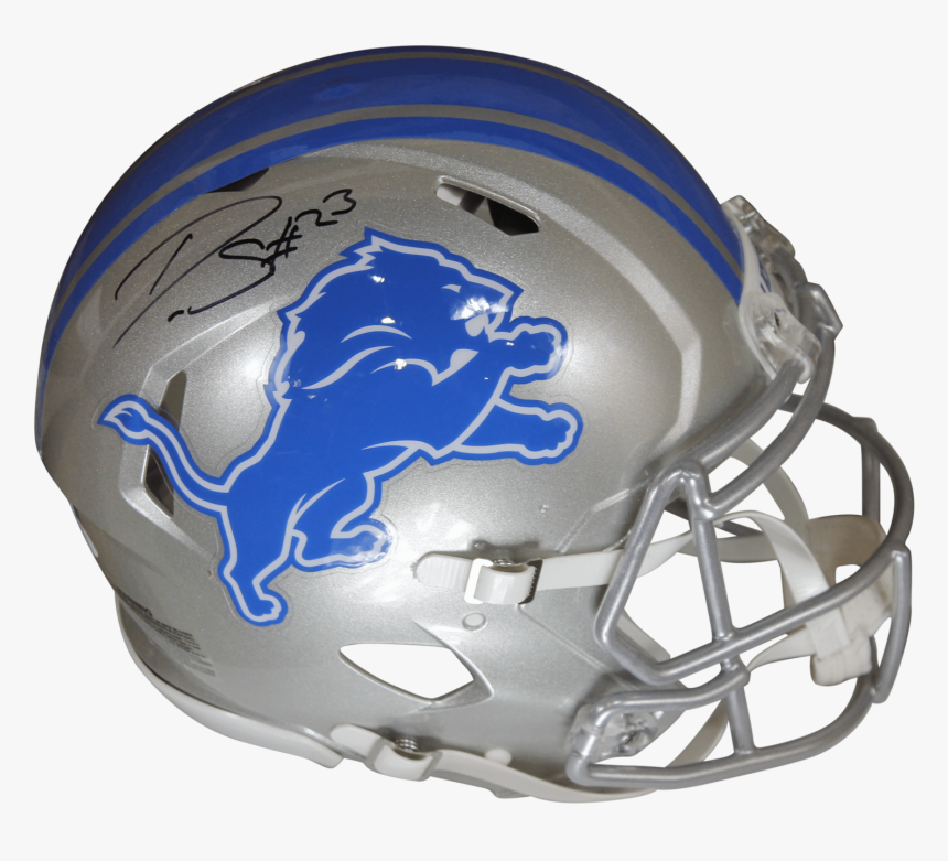 Darius Slay Autographed Lions Speed Proline Helmet - Face Mask, HD Png Download