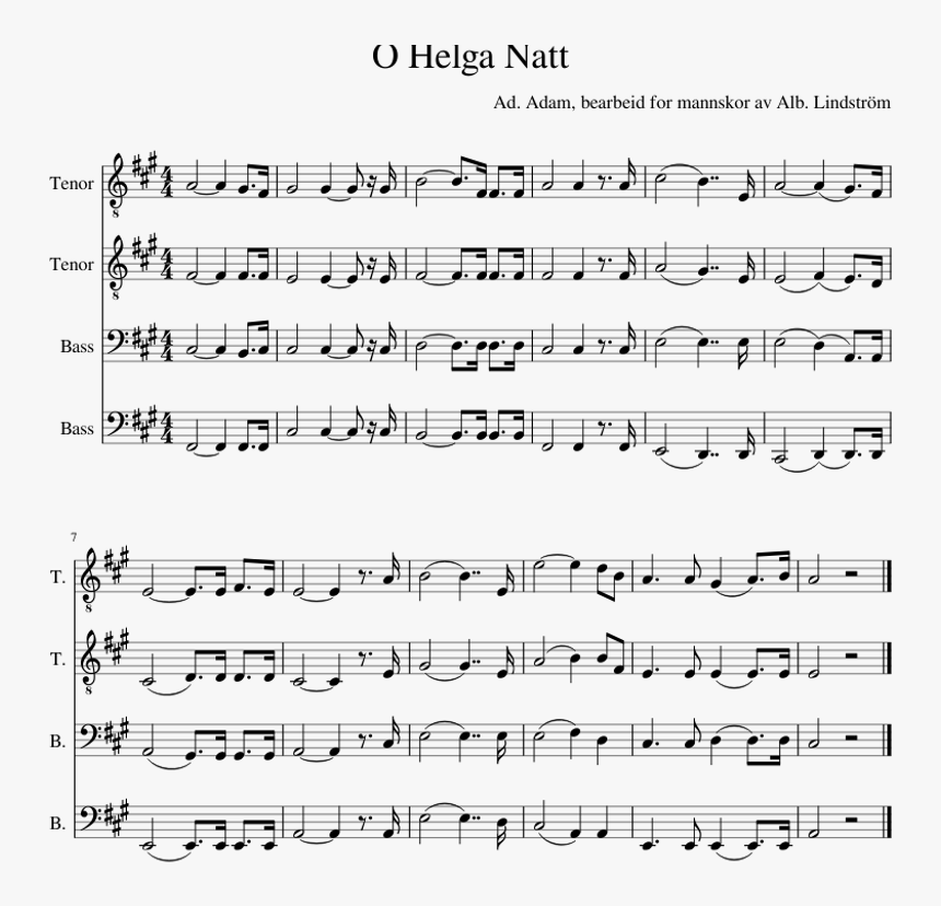 Helga Png , Png Download - O Helga Natt Pdf, Transparent Png