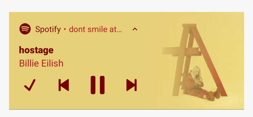 #billie #billieeilish #hostage #dontsmileatme - Plank, HD Png Download