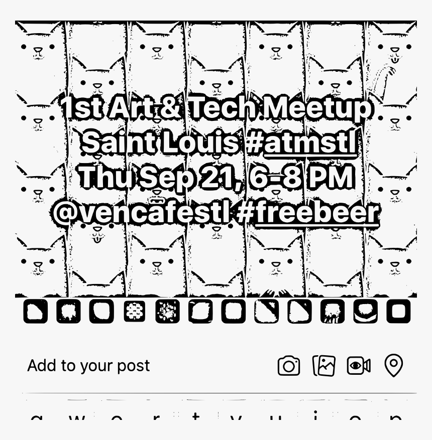 1st Atmstl Art Tech Meetup In Stl - Illustration, HD Png Download