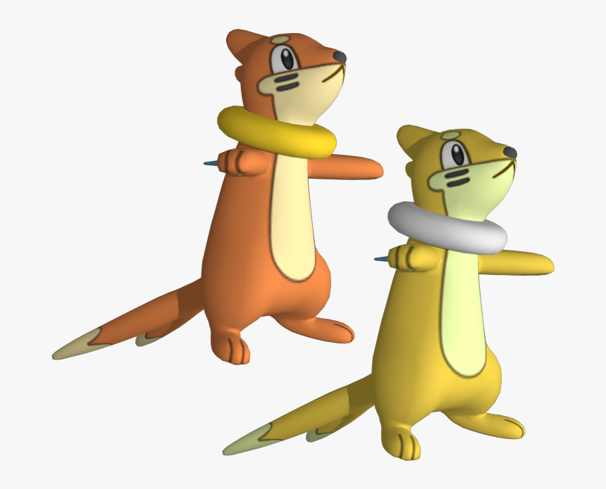 Download Zip Archive - Buizel 3d Model, HD Png Download