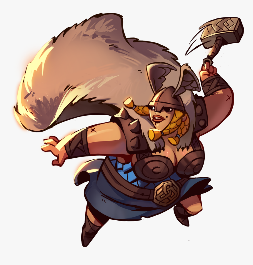 Swords And Soldiers Helga, HD Png Download