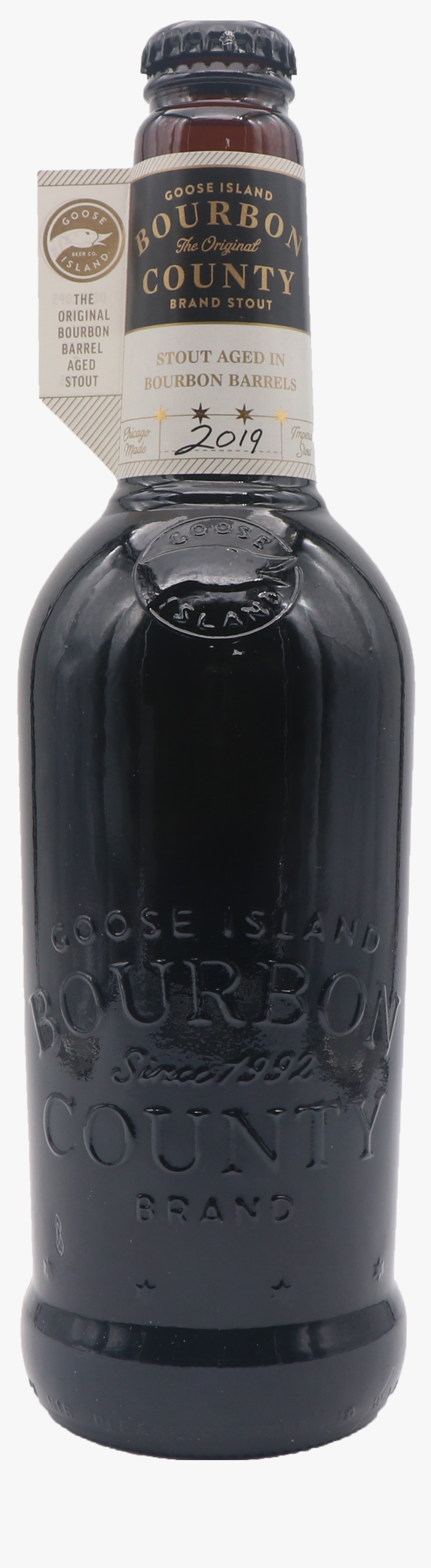 Goose Island Bourbon County Brand Stout - Glass Bottle, HD Png Download