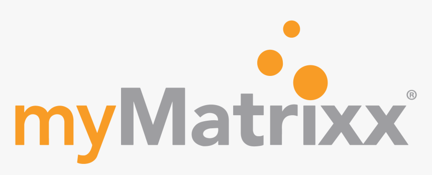 Mymatrixx Logo No Tagline With Registration Mark Transparent - Graphic Design, HD Png Download